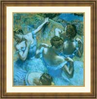 Degas Dancers in Blue